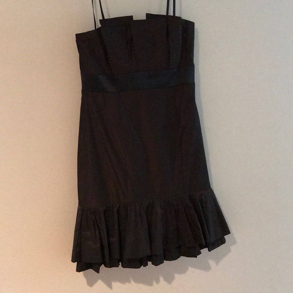 BCBG Strapless dress.